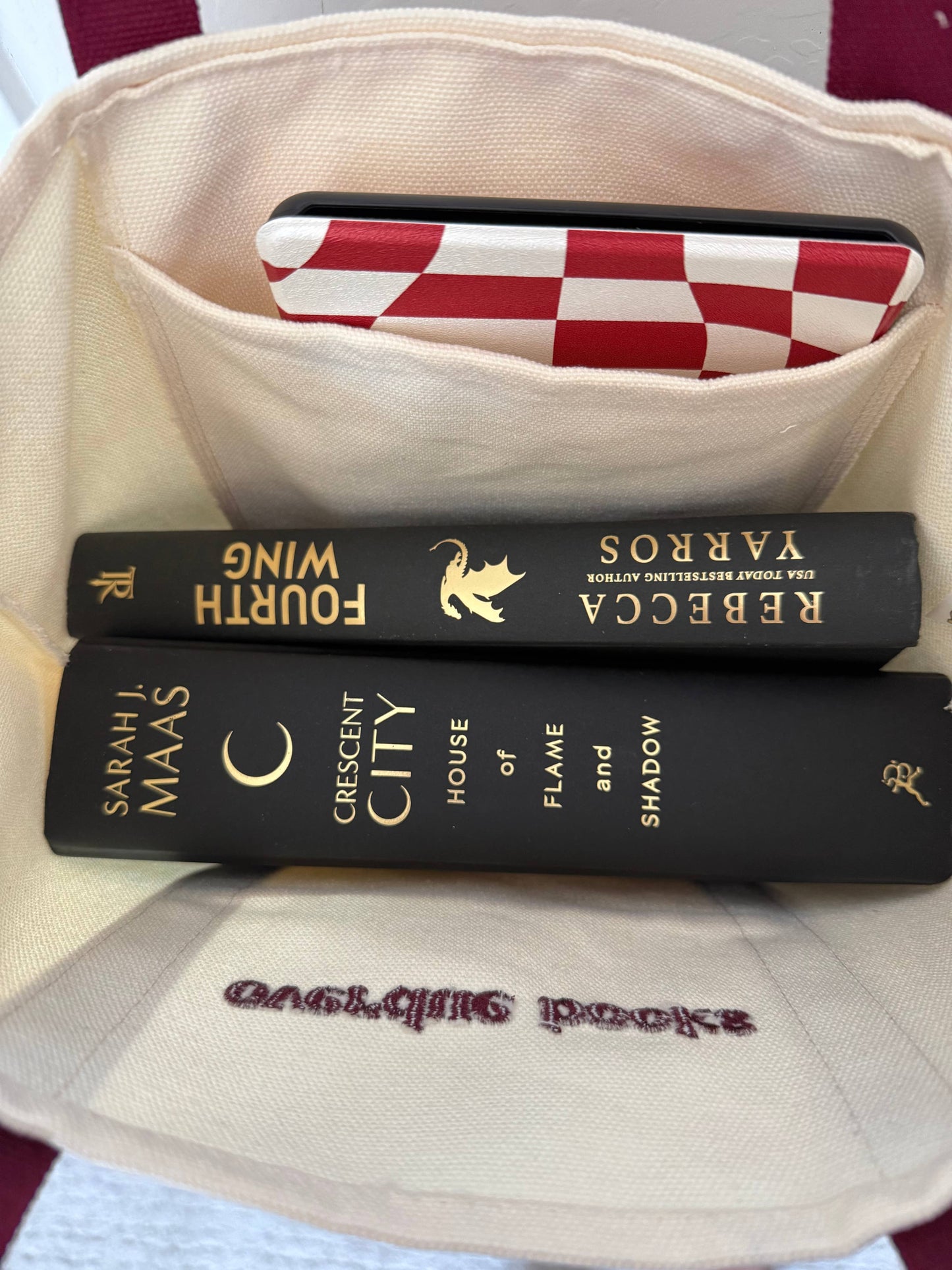 Bookish Tote | Crying Over Fictional Characters