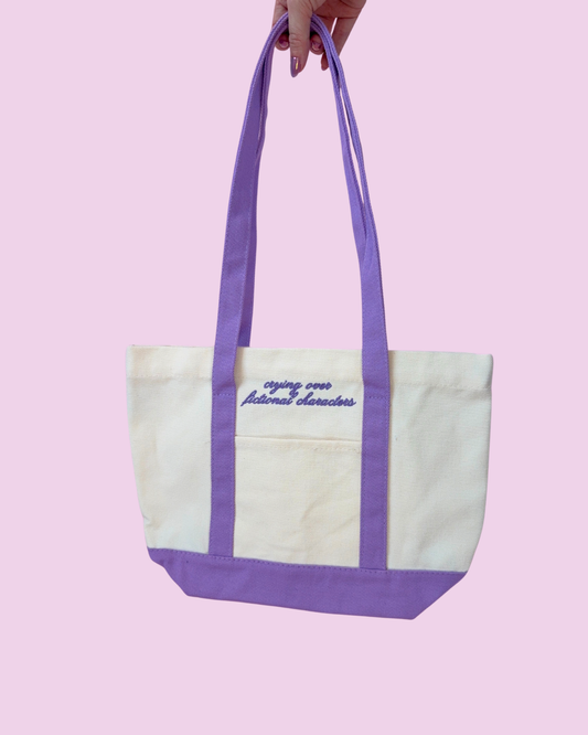 Bookish Tote | Crying Over Fictional Characters